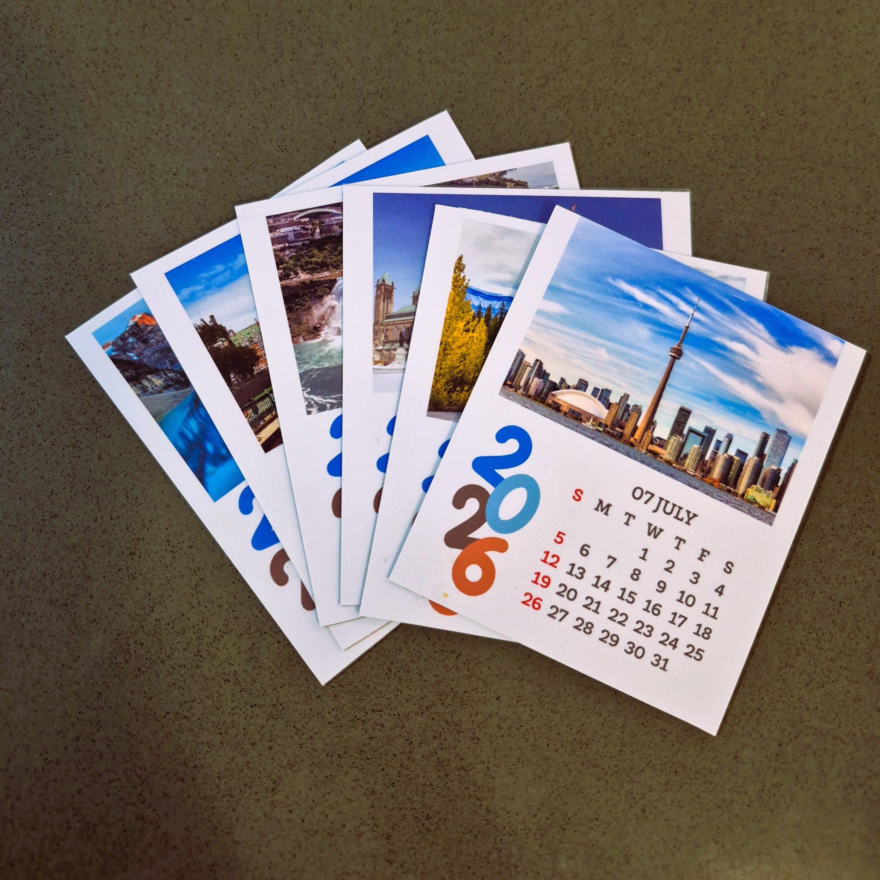 Canada Photo magnetic calendar
