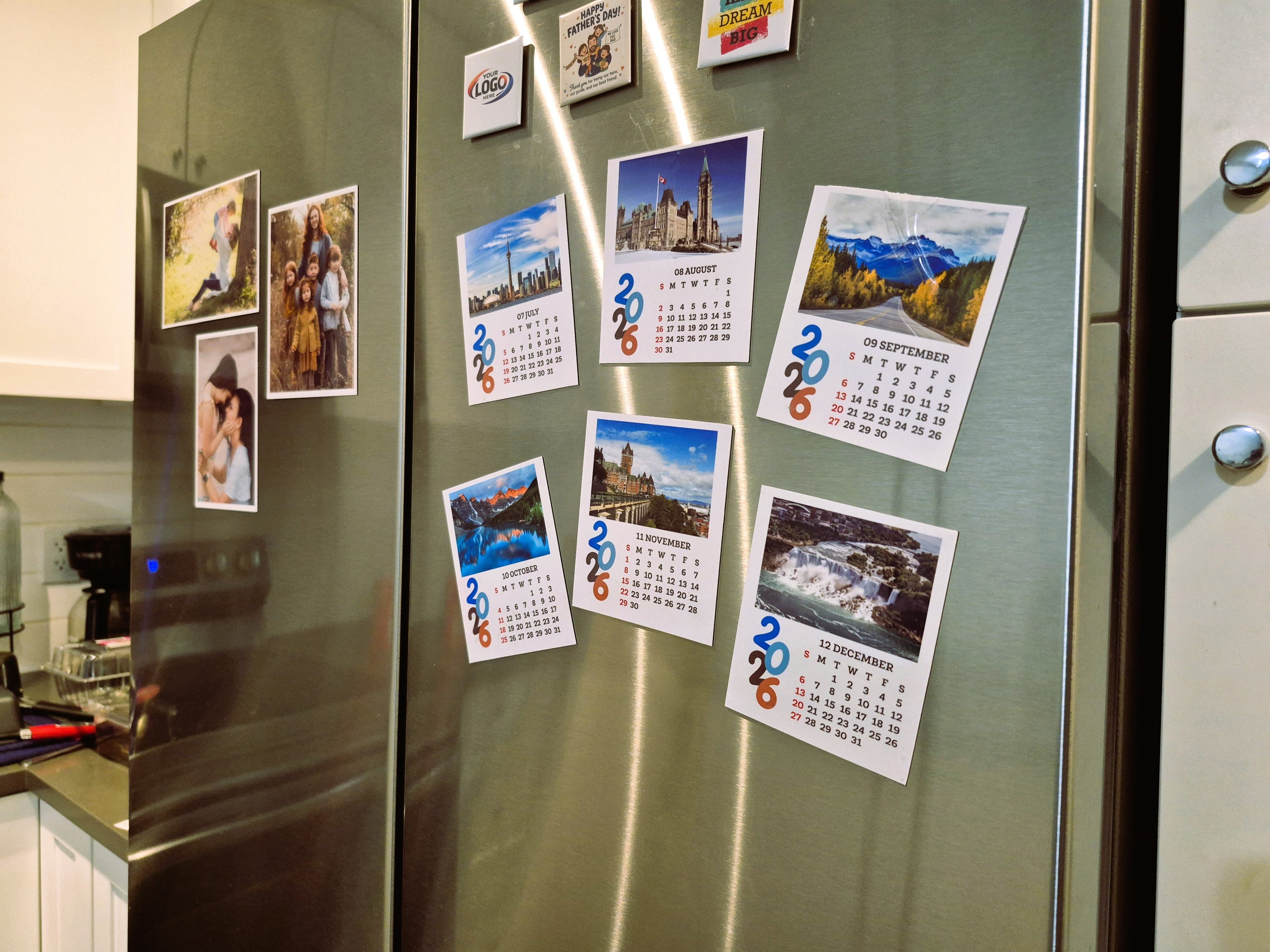 Canada Photo magnetic calendar