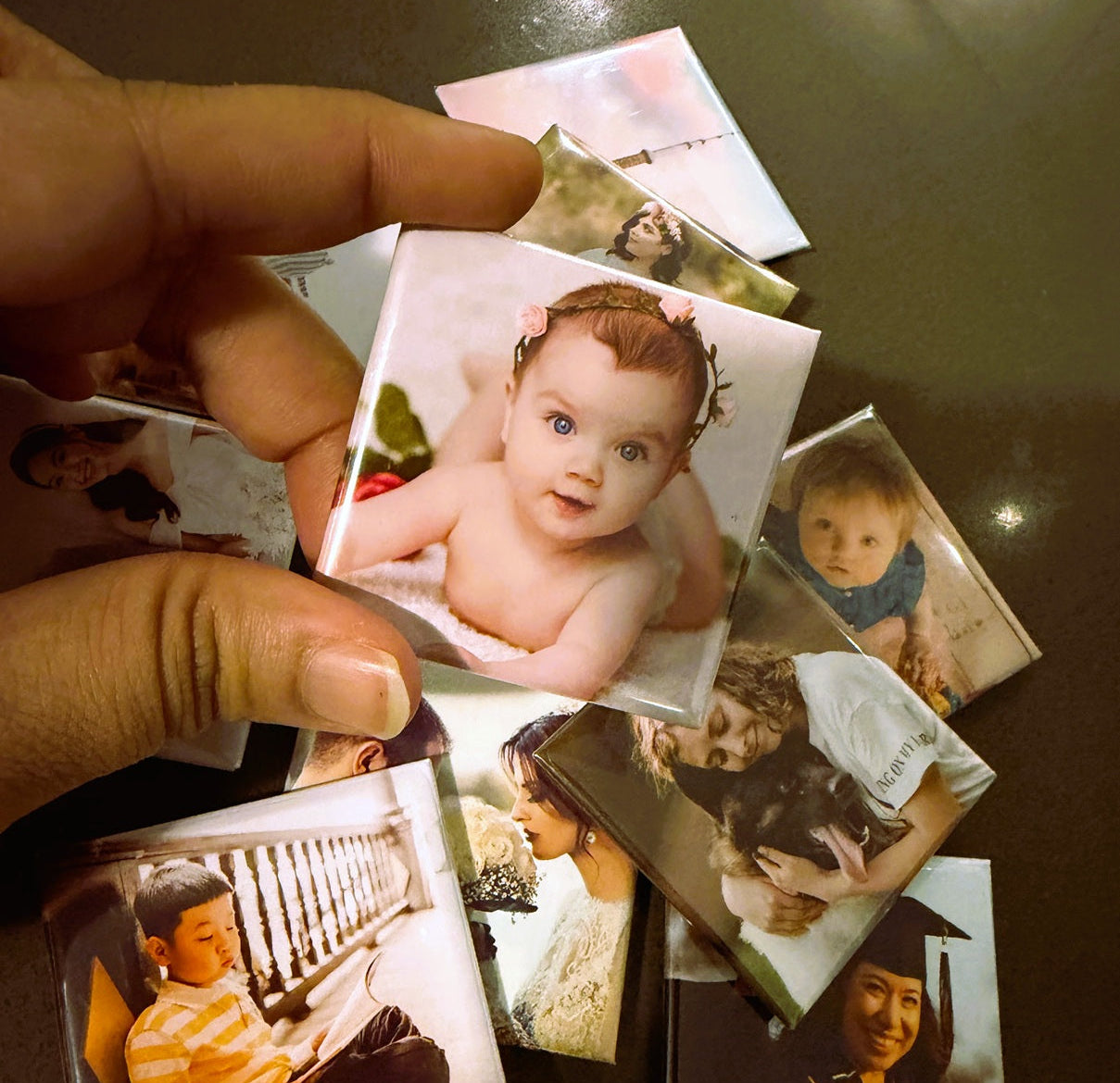 2 X 2 Inch Custom Photo Magnet